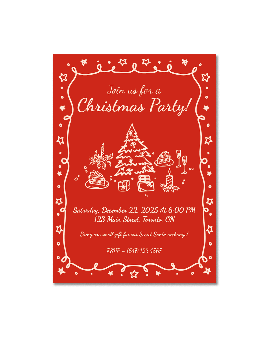 Holiday Season Party Invitation 01