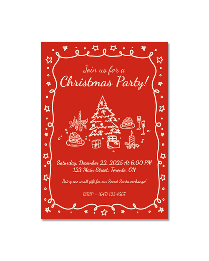 Holiday Season Party Invitation 01