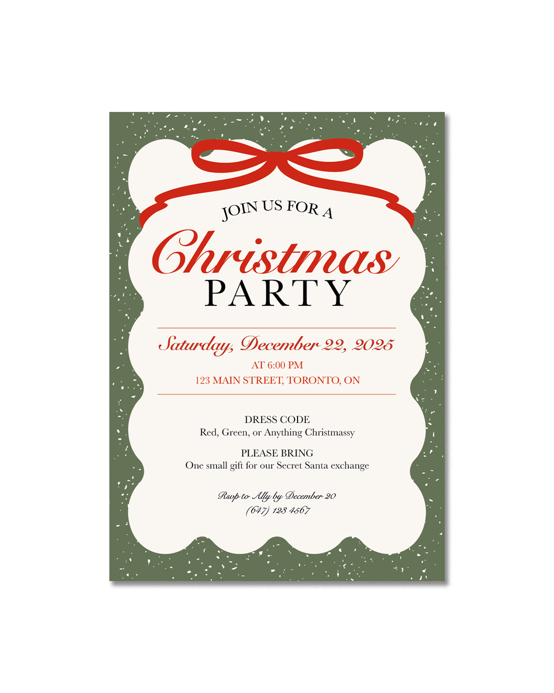 Holiday Season Party Invitation 04