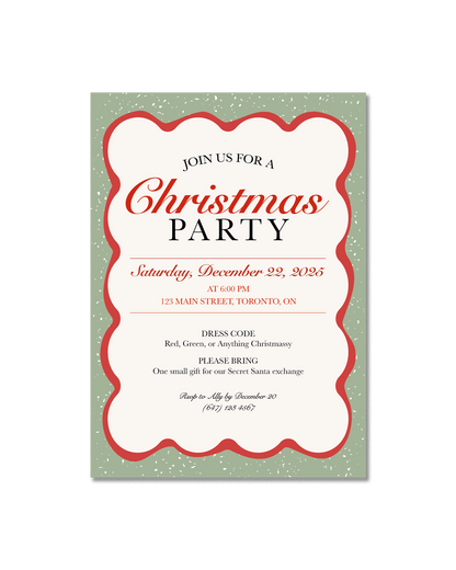 Holiday Season Party Invitation 03