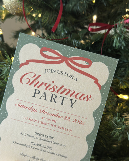 Holiday Season Party Invitation 04
