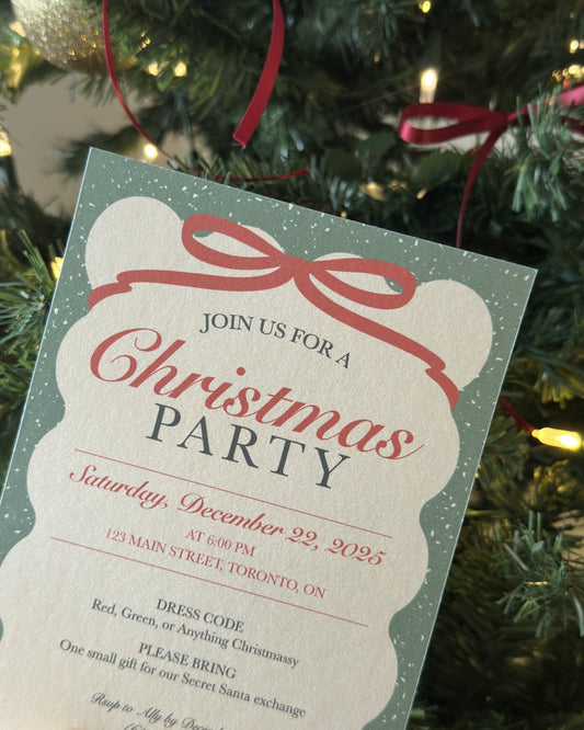 Holiday Season Party Invitation 04