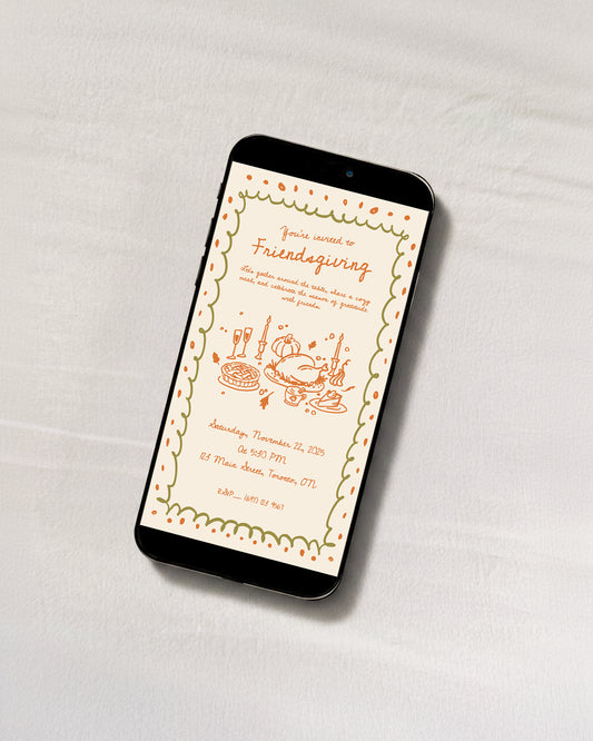 Thanksgiving Party Invitation – Mobile Invites